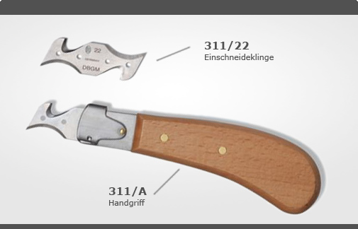 Bandle Messer- und Werkzeugfabrik - Spezialverlegemesser 311/A22
