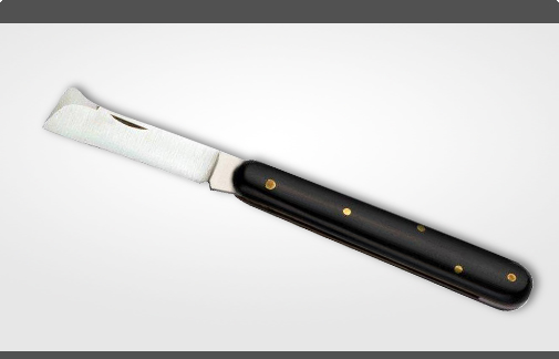 Okuliermesser mit Kunststoffheft Länge 10,5 cm