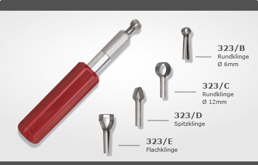 Bandle Messer- und Werkzeugfabrik - Nahtverputzer und Abstoßmesser 323