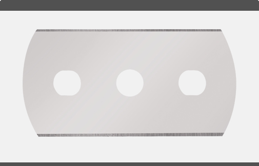 Bandle Knives - EArticle No. 2000/A Spare Blade 0.3 mm, 3-hole, Article No. 2003/A Spare Blade 0.3 mm, 3-hole