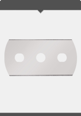 Bandle Knives - Article No. 2000/A Spare Blade 0.3 mm, 3-hole, Article No. 2003/A Spare Blade 0.3 mm, 3-hole