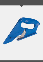 Bandle Knives - Carpet Cutter for coverings with Foam Backings, complete with 10 pcs. Spare Blades 203